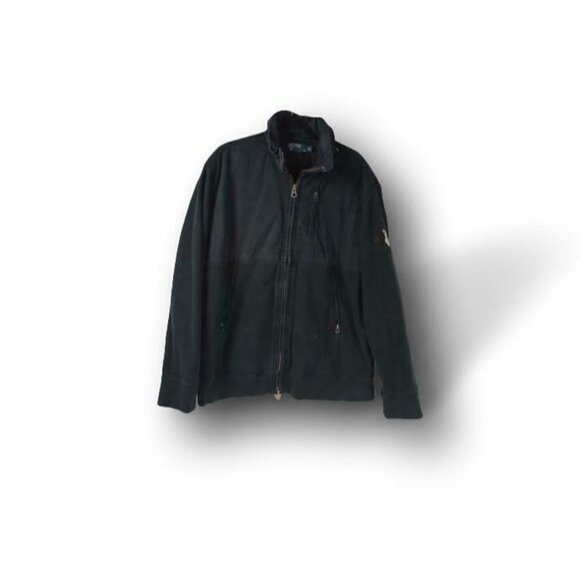 Mens POLO by RALPH LAUREN Jacket Black Full Zip - Picture 1 of 4